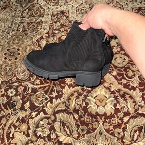 Wonder Nation Black Kids Boots
